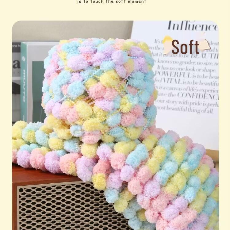 100g Small Snowball Yarn - Perfect for DIY Hand Knitting: Scarves, Hats, Seat Cushions, Blankets, Crochet Projects