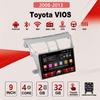 2Din Android Car-Play Car Radio,Toyota VIOS 2008-2013,Multimedia Player Head Unit Stereo GPS Navigation BT WIFI,2+32GB