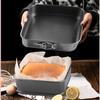 18-26cm Square Shape Cake Tins Mold Non Stick Baking Bake Trays Pan Kitchen Dining Bar Bread Loaf Pate Toast Cakes Movable Pan