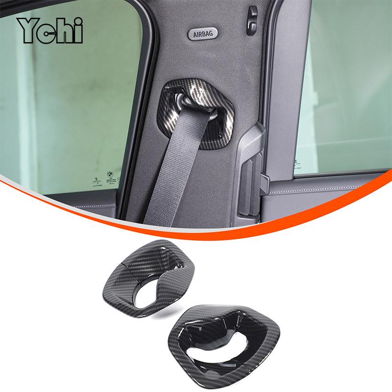 ABS Carbon Fiber For BMW 7 I7 Series G70 2025-2025 Car Shift Panel Rear Air Vent Frame Glass Lifting Frame Trim Car Accessories