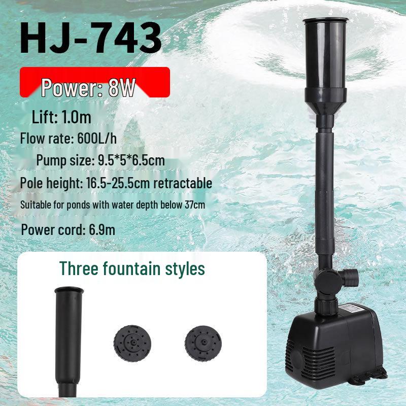 

Sen Sen Submersible Fountain Pump for Koi Ponds & Landscaping - Silent Water Circulation & Aeration Pump. Sen Sen Original