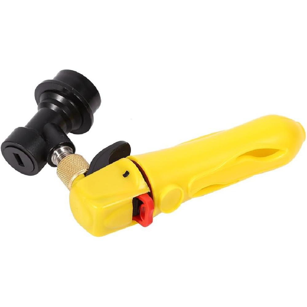 Portable Keg Charger CO2 Injector Cornelius Corny Keg Charger with Ball Lock Draft Beer Dispenser Beer Wine Soda CO2 Charger for Homebrew Soda
