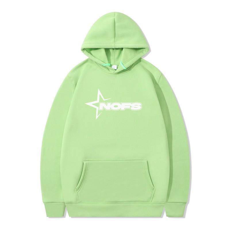 Oversized Letter Print Hoodie Men Women Hip Hop Streetwear Casual Pullover Sweatshirt