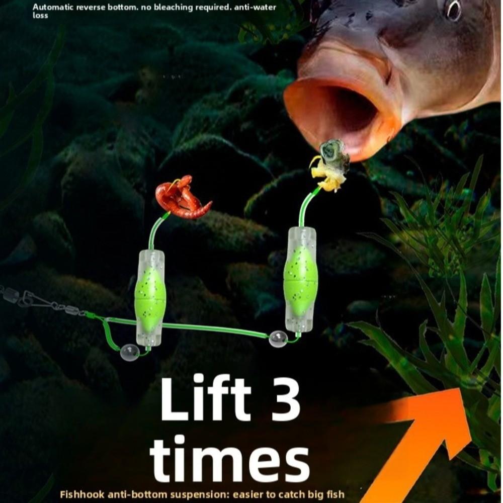 2pcs suspension Fishing Hair Rigs hook Anti bottom Carp Rigs fishing lure  Fishing Tackle