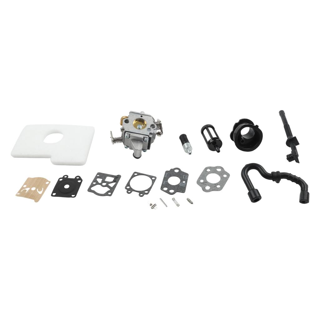 1set Carburetor Fuel Oil Filters Lines Gaskets Kit For MS170 For MS180 For MS170C For MS180C Chainsaw Lawn Mower Garden Tools