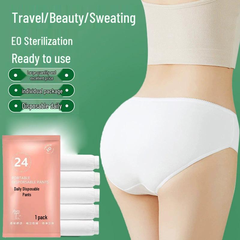 Individually Packaged Sterile Disposable Plus Size Travel Panties - Postpartum/Maternity Style