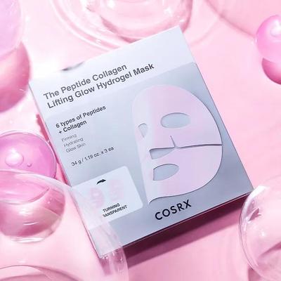 OSRX The Peptide Collagen Lifting Glow Hydrogel Mask (3 Sheets) – Firming & Radiance Boosting Face Mask