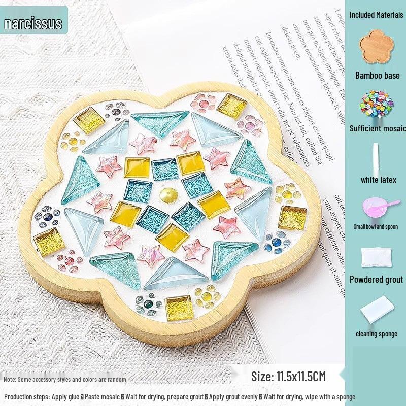 Набор для самостоятельной сборки мозаичных подставок под кружки JINGRX