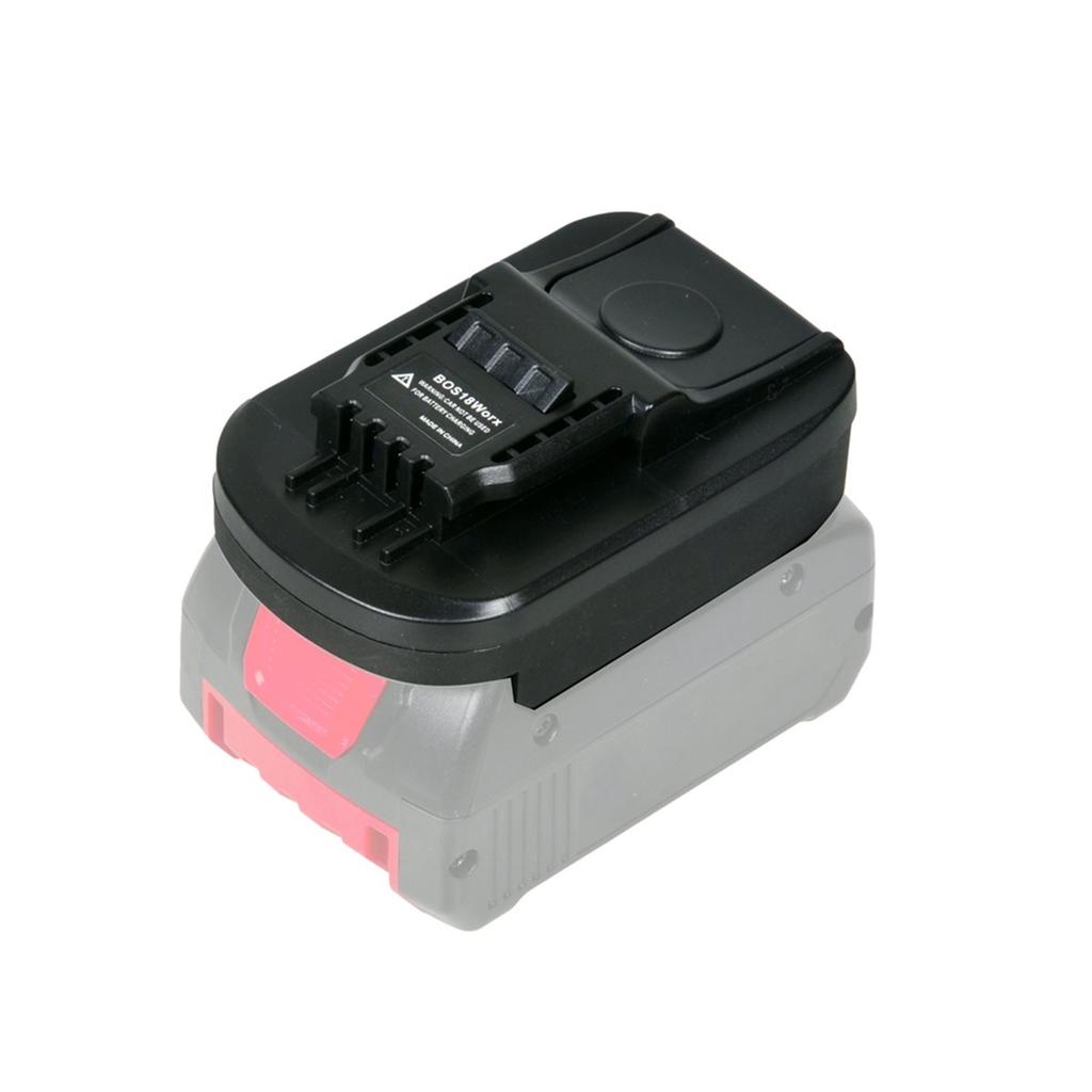 BOS18Worx Battery Adapter for 18V Battery Converter to for 20V 4PIN Power Tools Drill