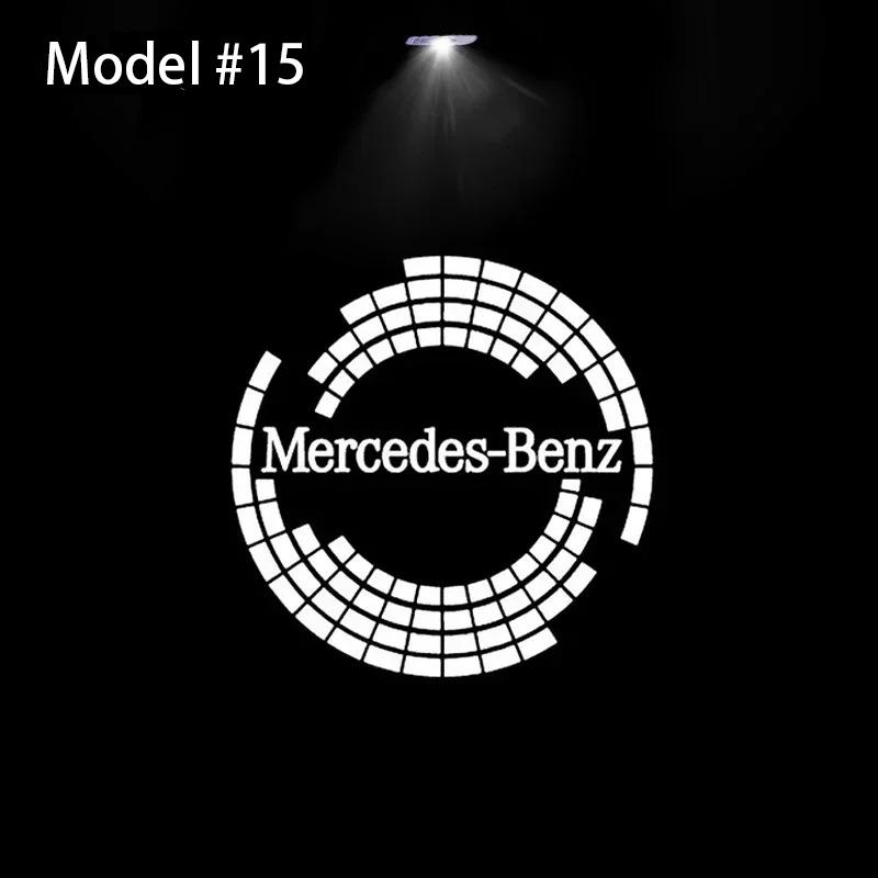 

2Pcs Car Door Welcome Light Led HD Projector Lamp Courtesy Lights For Mercedes Benz C117 W117 E COUPLE C207 C205 A205 C218 W218 2Pcs Style A