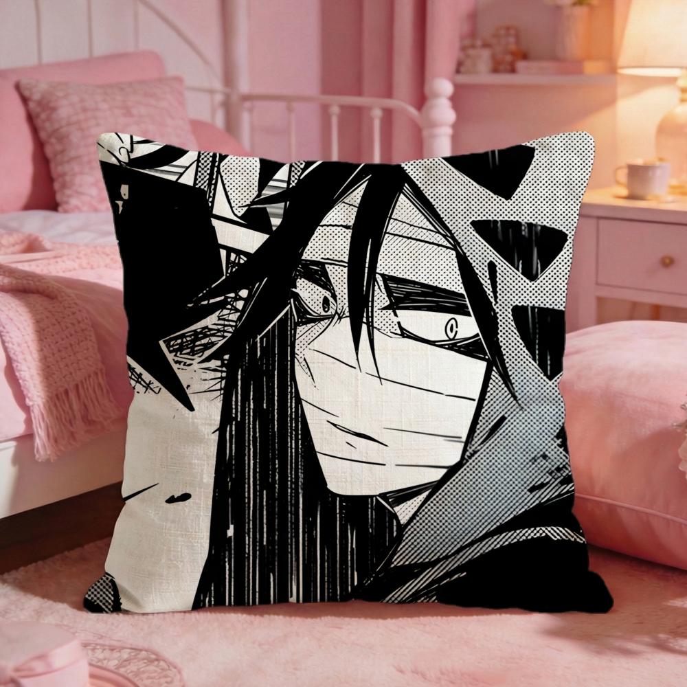 Angels Of DDeaths Anime Cushion Cover Premium Comfort Reversible Pillow Cove Two In One Design For Any Room  Car Interior