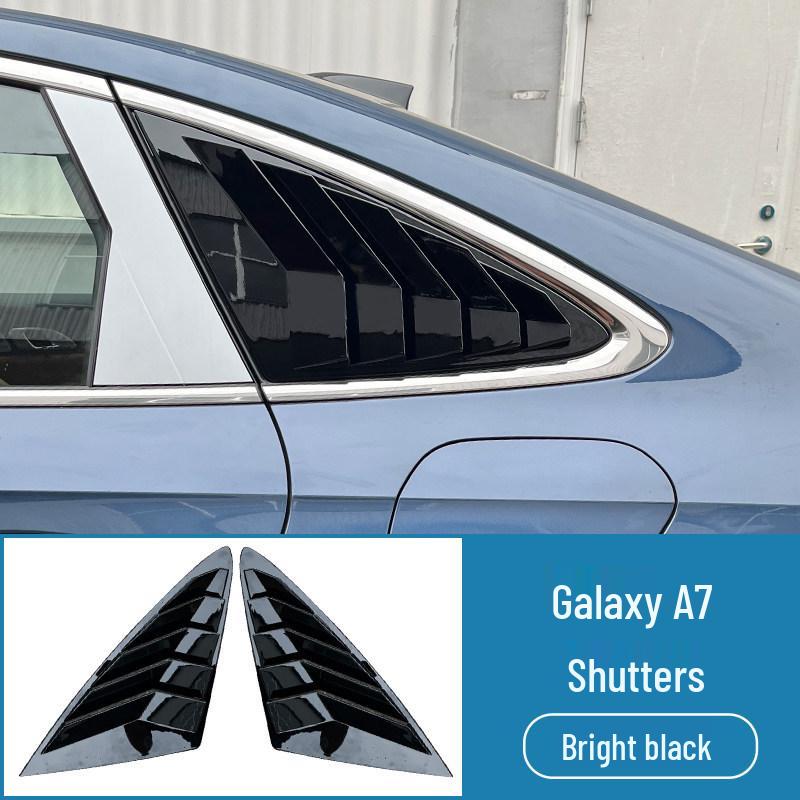 Geely Galaxy A7 Rear Side Louver Sticker for Car Window Trim Geely Galaxy A7/2025-2026