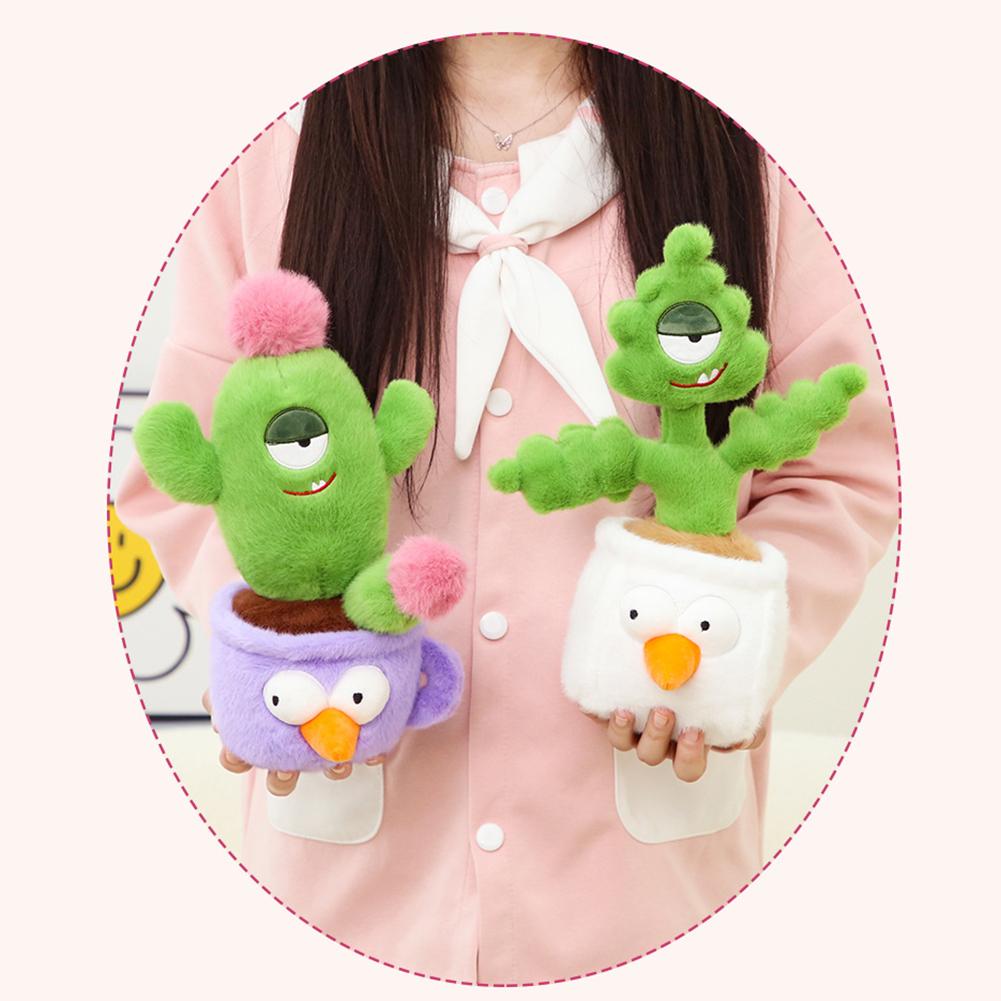 Creative Potted Plant Plush Toy Cute Flower Plush Doll Lifelike Tulip Cactus Cedar Sunflower Plush Stuffed Toys Gifts For Boys Girls