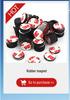 Various Shapes Permanent and Ferrite Magnet Samples: Rectangular, Round, Black