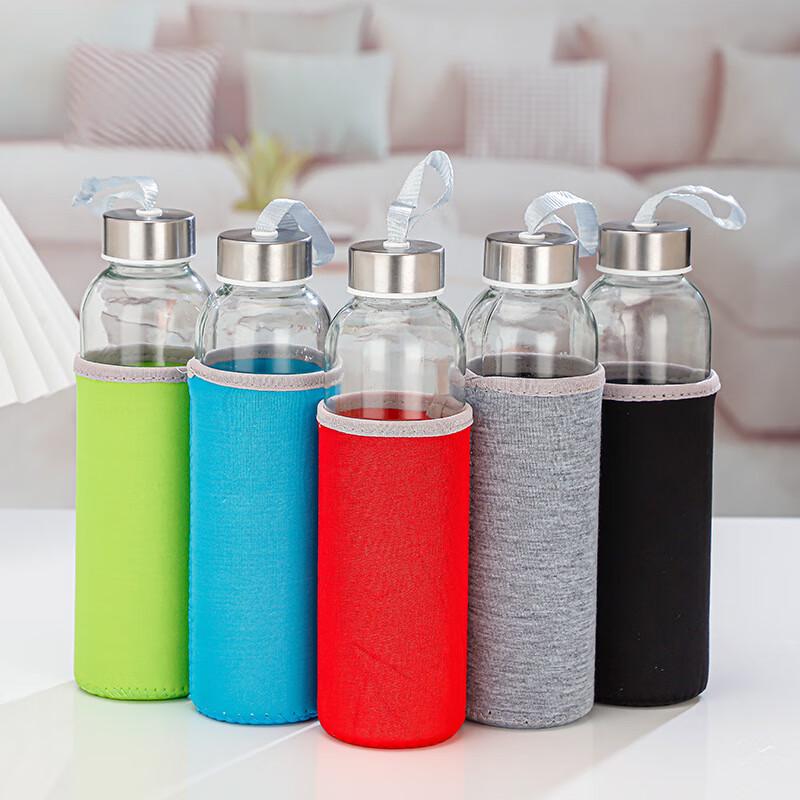 Custom Logo Transparent Glass Cup Gift Set