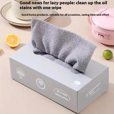 20pcs Super Absorbent Microfiber Kitchen Dish Cloth High-efficiency Tableware Household Cleaning Towel Kitchen Tools Gadgets