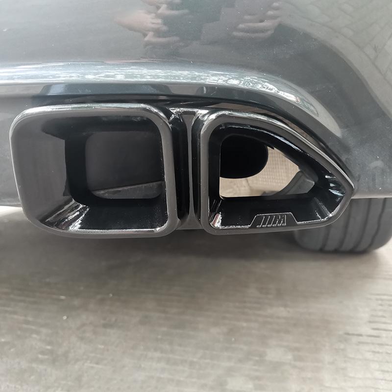 BMW 3 Series (2020-2022) Black Stainless Steel Exhaust Cover