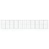 Gabion with Lid 1100 X 100 X 200 Cm Galvanized Iron