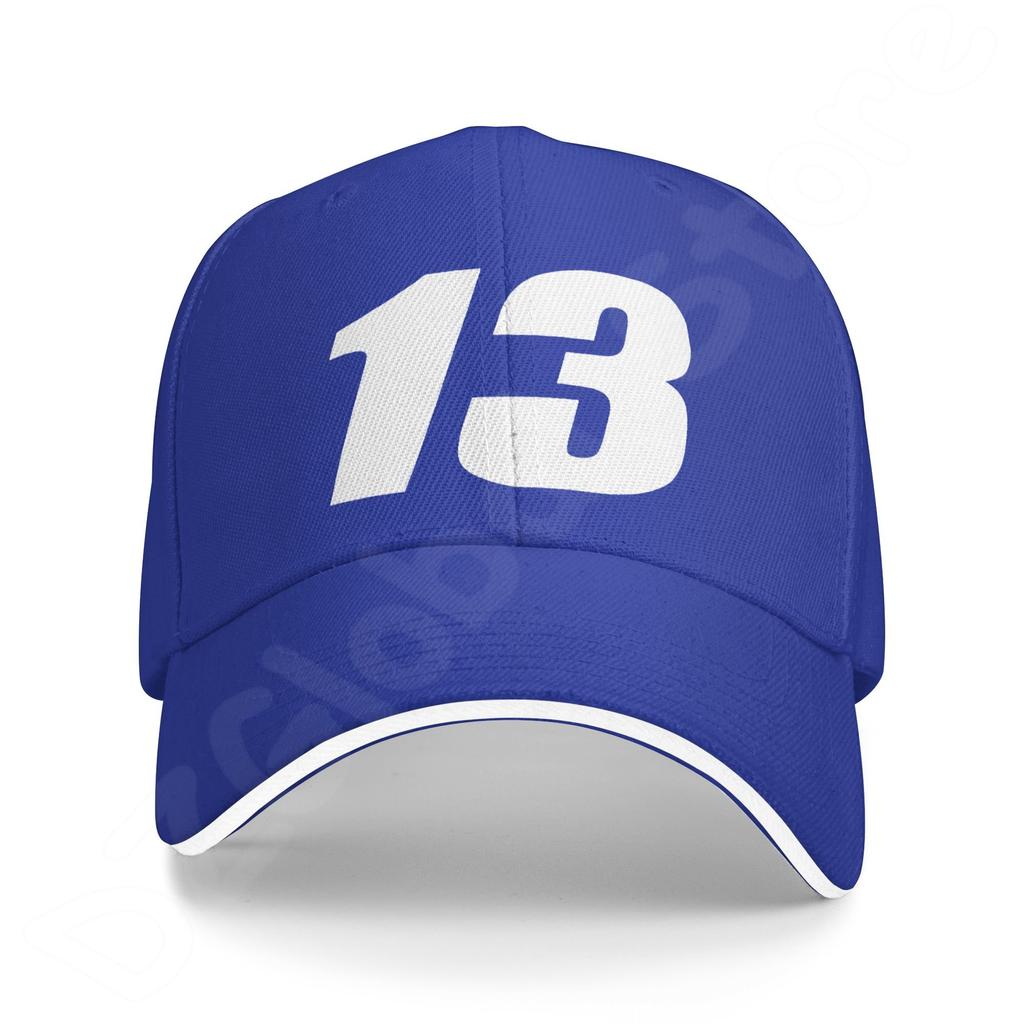 Number 13 Pattern Mesh Baseball Cap Trucker Hats Luxury Casual Cap Summer Sun Protection Caps for Men Women Fashion Denim Hat