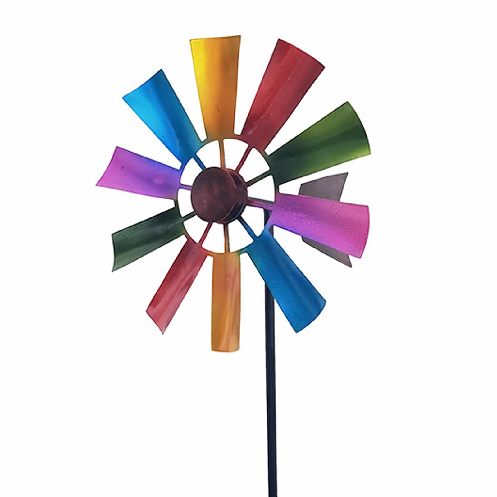 

Hyack Weathervane, Outdoor Windmill, Durable Iron, Retro Style, Gardening Accessory, Colorful Wind Spinner
