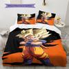 Biancheria da letto con motivo Vegito, Set piumone Copripiumino Federa Regalo di Compleanno per la Casa (1 * copripiumino + 2 * federa, senza nucleo)