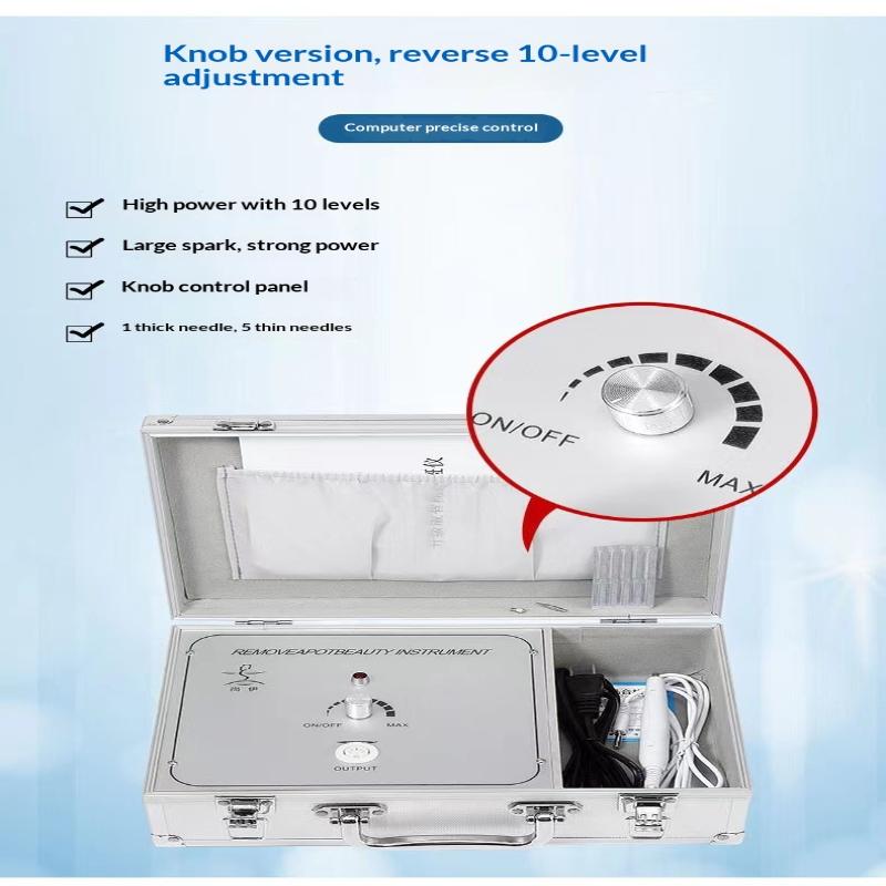 1 Set Remove Dark Mole Face Cleaner Skincare Tool 220V Electronic Spot Scanner Dead Skin Removal Beauty Device Blackhead Remover