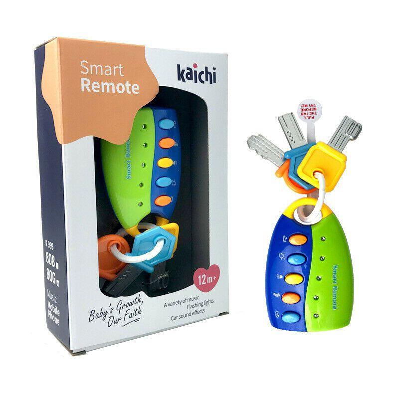 Entzückender Baby-Autoschlüssel Musikalische Schlüssel Spielzeug Mit Ton- Und Lichtfunktionen Für Lustiges Spielen