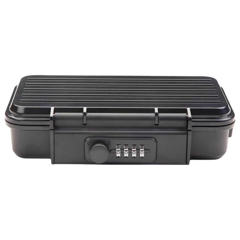 

Small Travel Safe Box 4 Digit Combination Lock Not Theft Designs Not Theft Security Box for Cash Valuables Storage 1