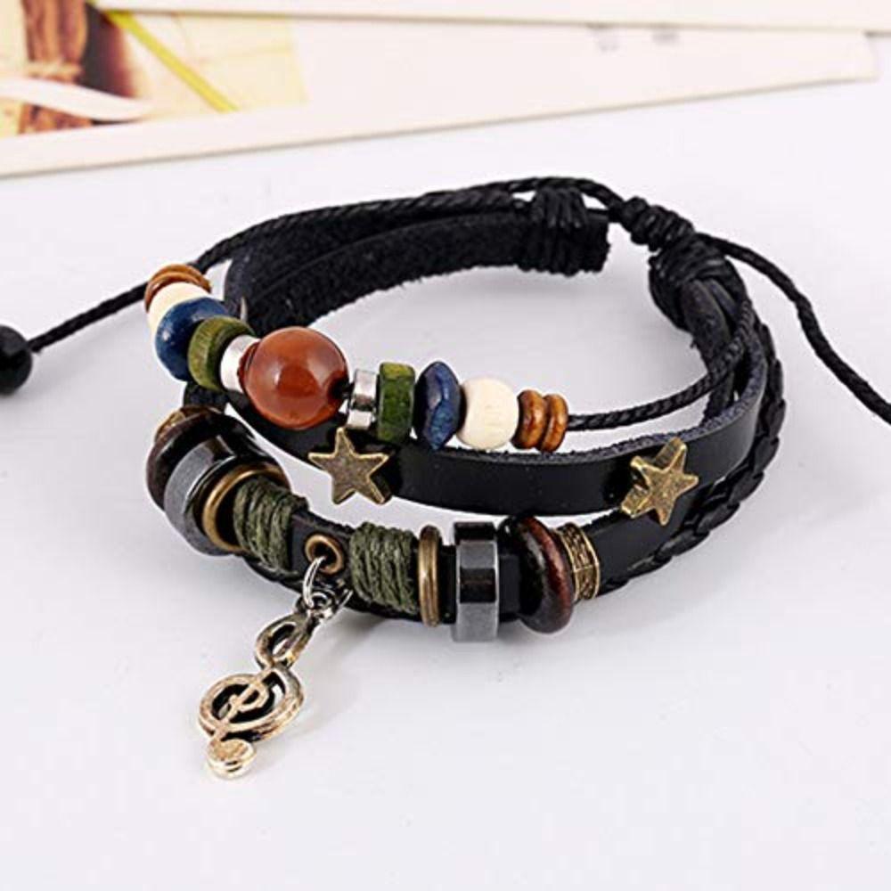 Musical Note Beaded Bracelet Handmade Fairy Grunge Bracelet Fairy Core Accessories  Men Jewelry