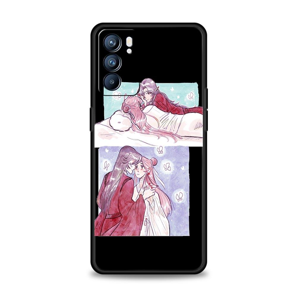 Heaven Official’s Blessing Phone Case For Oppo A54 A53 A52 A9 2020 A15 A95 A16 A76 A74 A12 Find X5 Reno7 Reno6 Pro Plus 5G Cover