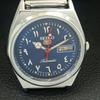 VINTAGE SEIKO 5 AUTOMATIC 6309A REFURBISHED JAPAN MENS BLUE DIAL WATCH a442602-1