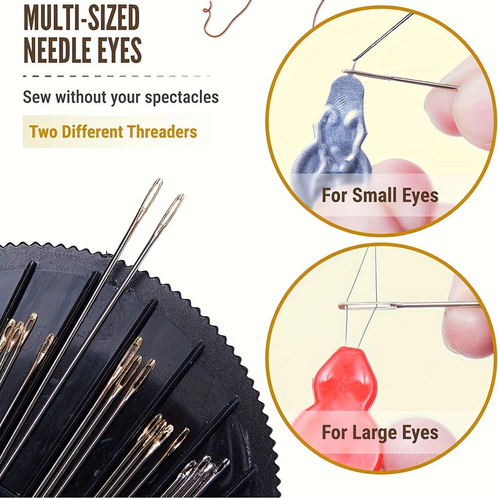 Compact Travel Sewing Kit - All-in-One DIY Repair Set with Premium Accessories (Scissors, Thread, Needles) for Adults