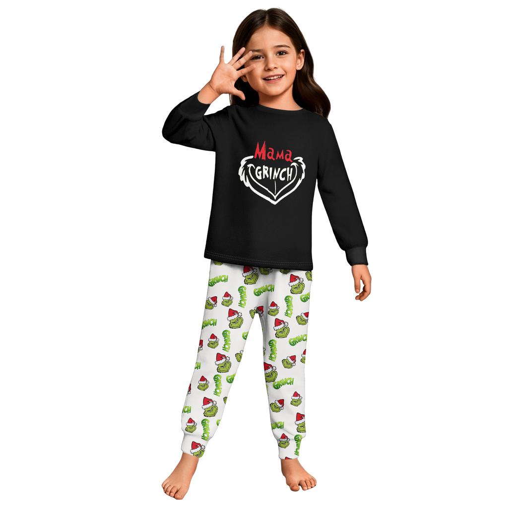 Children's  Boys And Girls Thin Two-piece  Long-sleeved Pants Two-piece