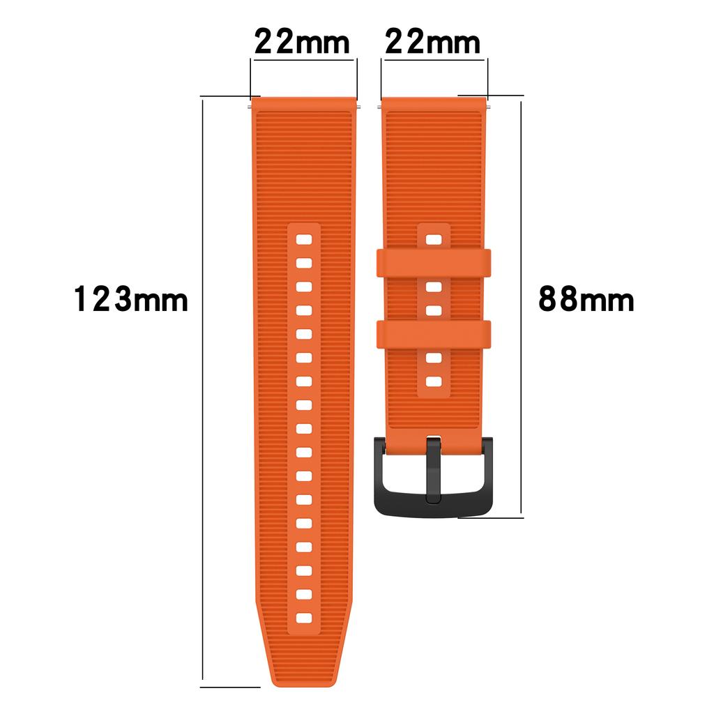 For Huawei Watch GT 4/Garmin Venu 2 Watch Band 22mm Soft Silicone Wrist Strap