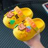 Children's Slippers Summer Girls Baby Indoor Soft Sole Non-Slip Cartoon Cute Sandals Boys Beach Hole Sandals