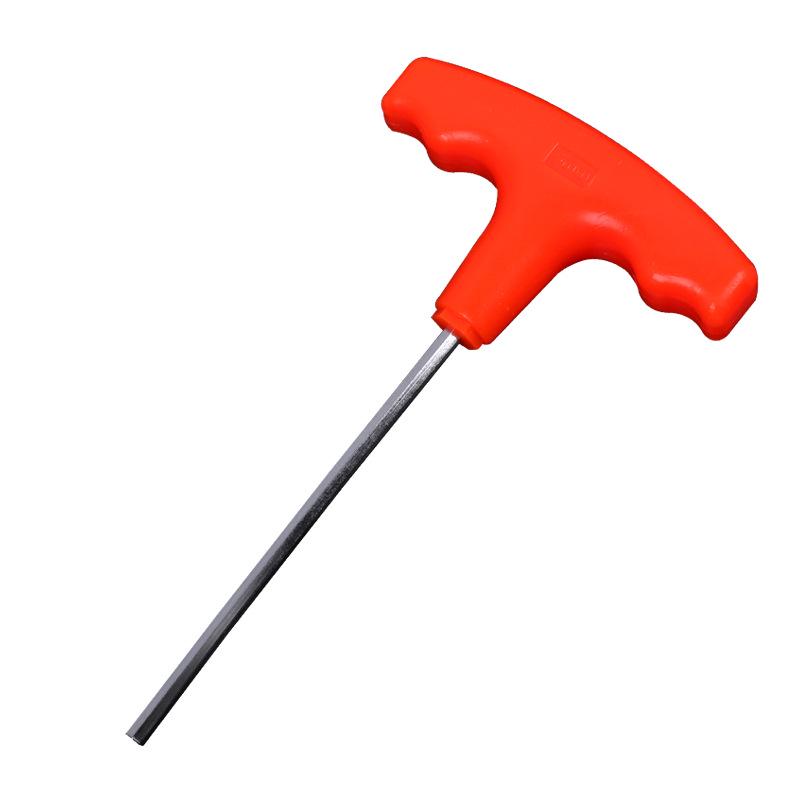 Orange T-Handle Torx Wrench & 5mm Hex Key Set (T25 & T27)
