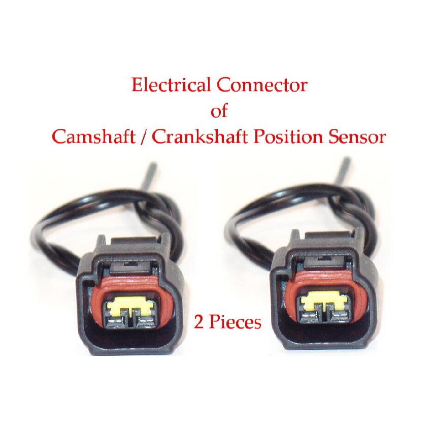 2 X Connector of Cam/Crankshaft Position Sensor Fits: Ford Lincoln Mercury