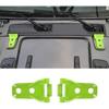 Motorhaubenscharnier-Abdeckung Dekorative Zierleiste Außenabdeckungs-Kit Passend für 2018-2025 Jeep Wrangler JL JLU & Gladiator JT(Matt-schwarz)