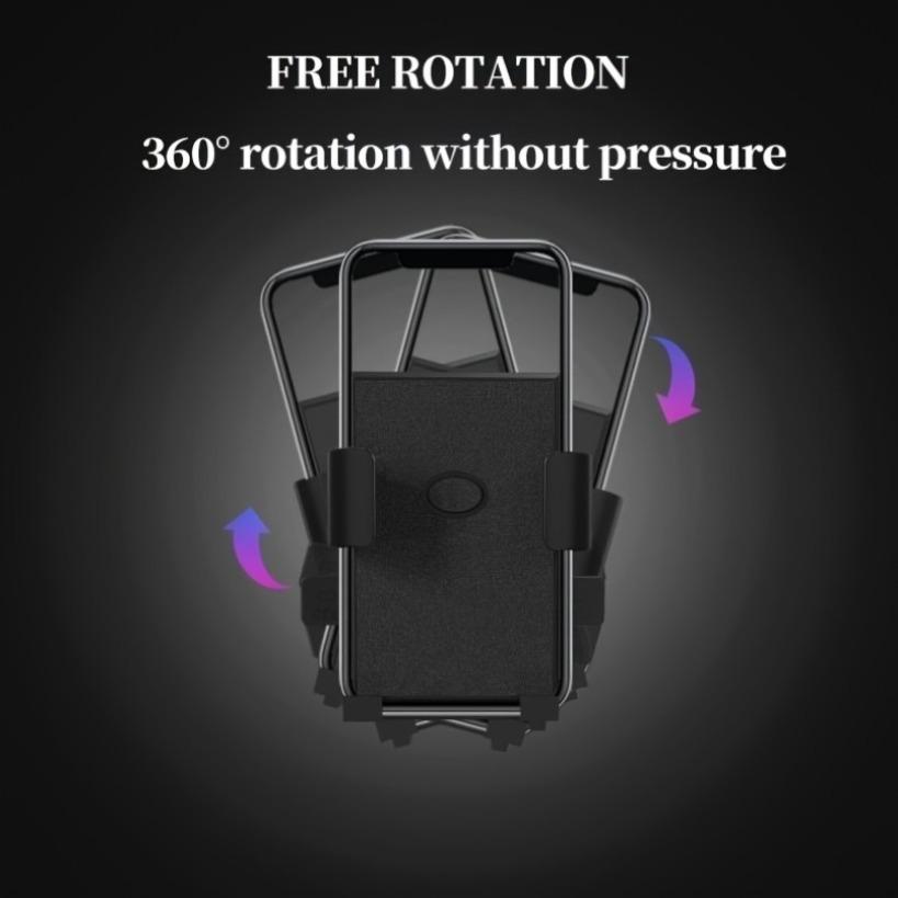 Universal Riding Bracket Anti-slip Mobile Phone Holder 360 Rotation Cell Phone Stand Outdoor Cycling Mountain Biking Support