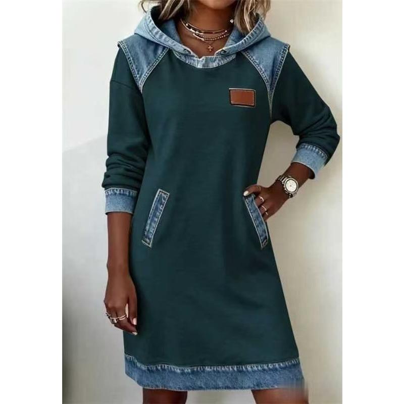 DICIFY Women's Fashion Autumn Winter Long Sleeve Casual Dresses