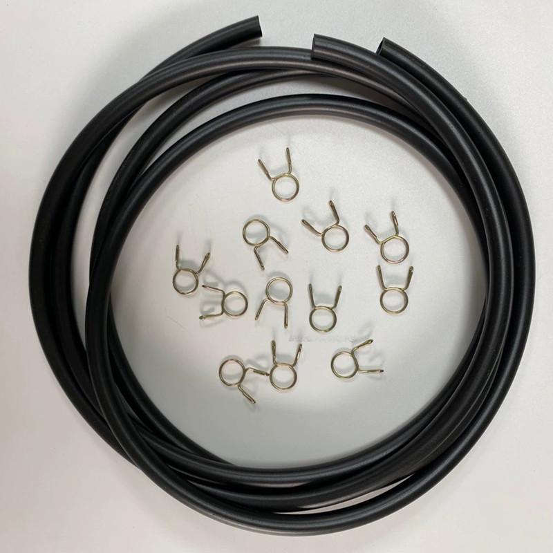 1M Black Fuel Line Hose NBR 5mm ID 8mm OD Diesel Petrol Water Hose Engine Pipe For Honda For Suzuki Motorcycle Accessories