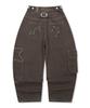 RuNaKi'Hu' Wxp052 Akirihoshi Cargo Balloon Pants (Brown)