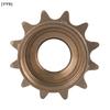12T Einzelgang Freilaufzahnrad, 18mm-34mm Bohrung Stahl Freilauf für Fahrrad Cycling Teile[YY9]