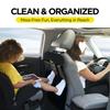 Car Back Seat Cover for Kids with 3 Pocket Storage Organizer Waterproof Kick Mats Backseat Protector Seat Back Kick Protector