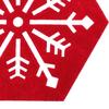 4pcs Snowflake Placemats Christmas Table Mats Heat-Resistant Anti-Slip Cloth Coasters For Home Party Decor Xmas Dinner Tableware