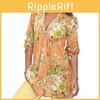 Classic Fall Short Sleeve Printed Shirt For Women Casual Wear