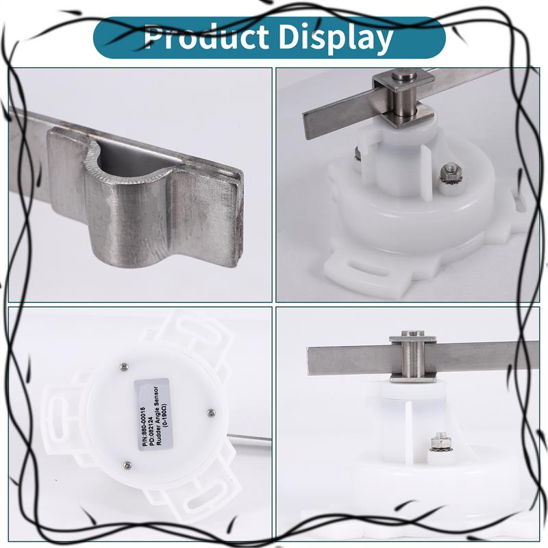 UI-Stainless Steel Rudder Angle Indicator Gauge Sensor For Marine Boat 0-190 Ohms Auto Replacement Parts Speedometers