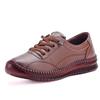 2026 spring new beef tendon sole women's shoes soft sole soft surface mother shoes genuine leather casual women's leather shoes
