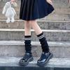 Black Leg Warmers Gothic Lolita Knit Long Socks Stylish Accessories  for Women
