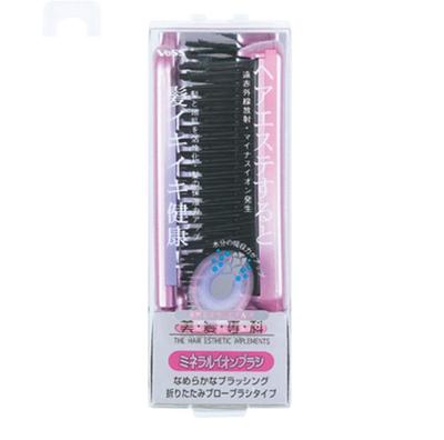 Brosse soufflante pliable Beth Mineral Ion Brush Rose 1 pièce Beauté/Cheveux/Spécial/Département IO-900 (x 1)